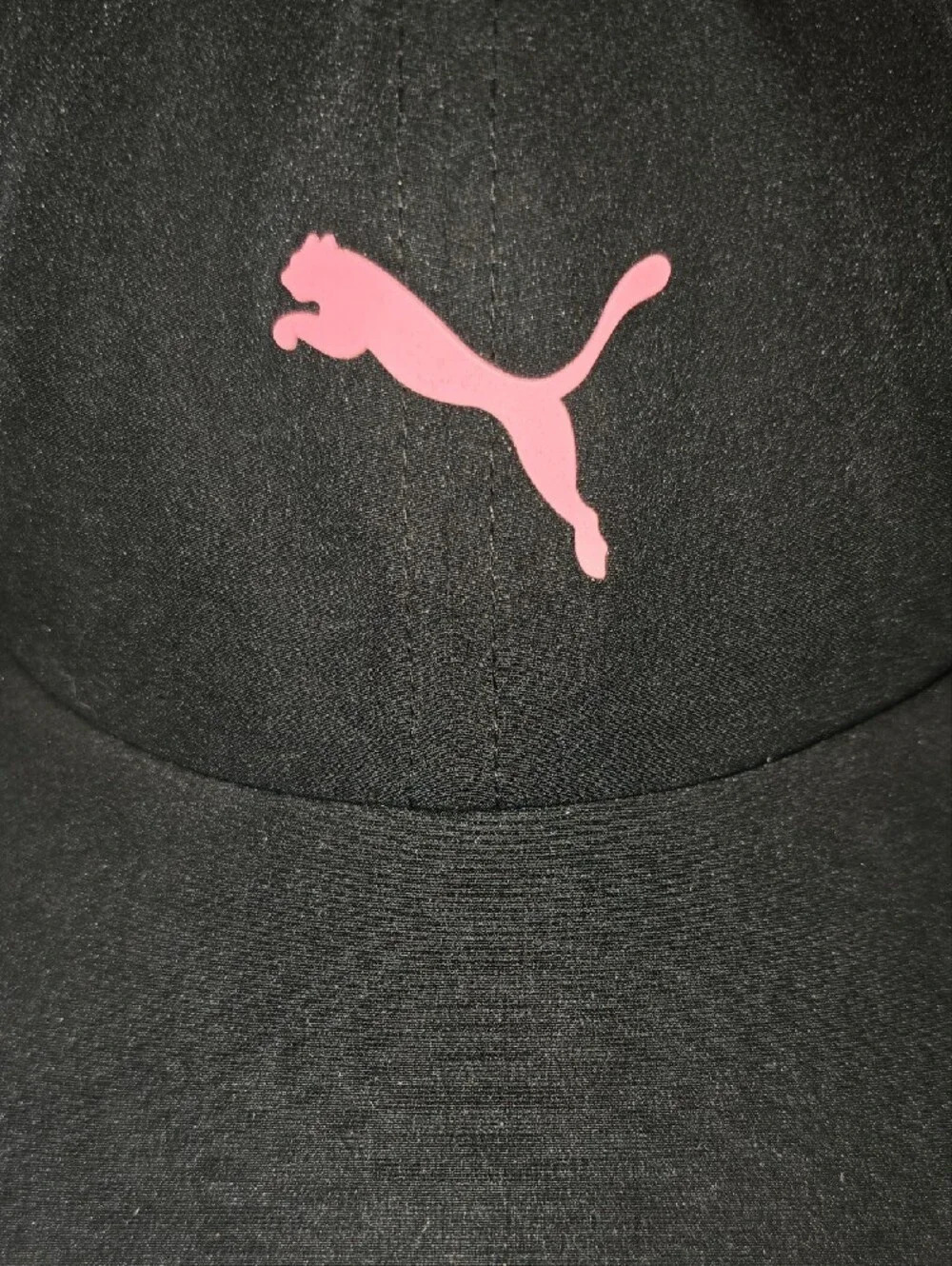 Puma Black Cap with White Logo Detailing - Picture 3 of 7